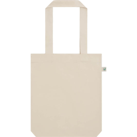 Earth Positive Fashion Tote Bag - Light Beige - ONE SIZE