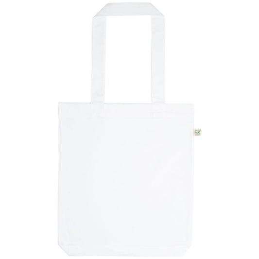 Earth Positive Fashion Tote Bag - White - ONE SIZE