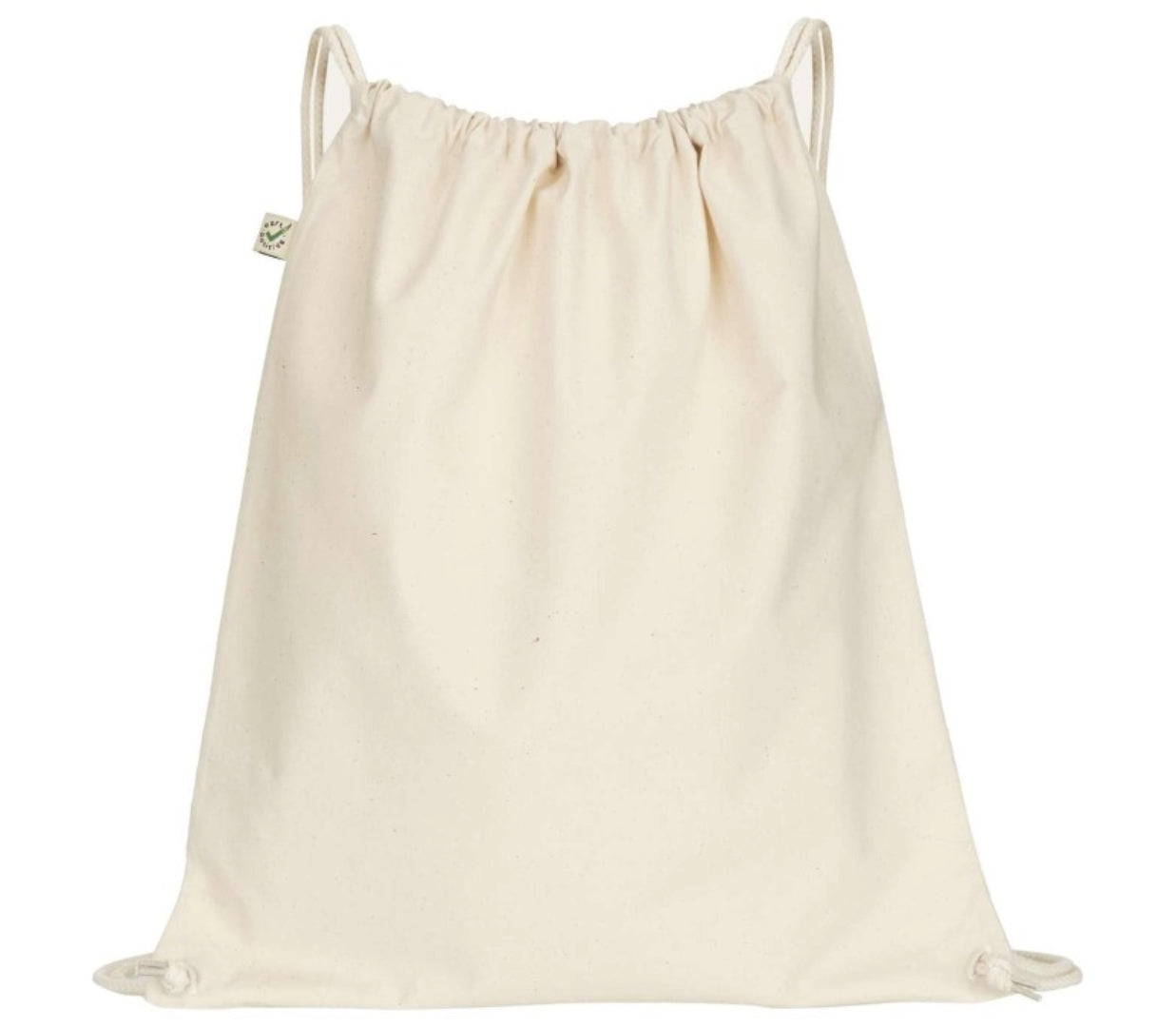 Earth Positive Drawstring Bag - Natural - ONE SIZE