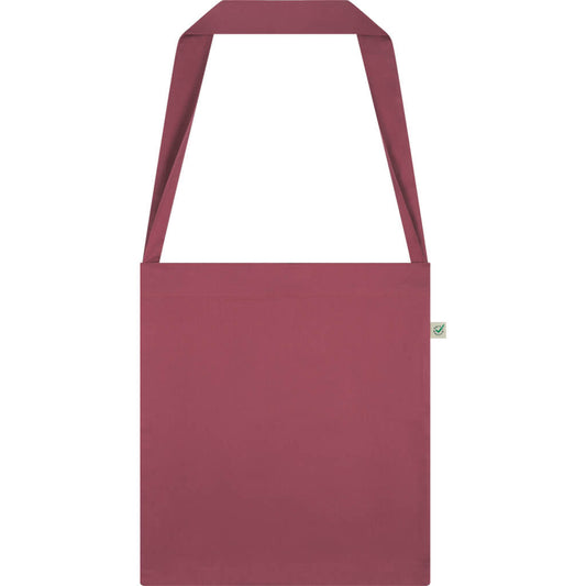 Earth Positive Cross Body  Bag - Burgundy - ONE SIZE