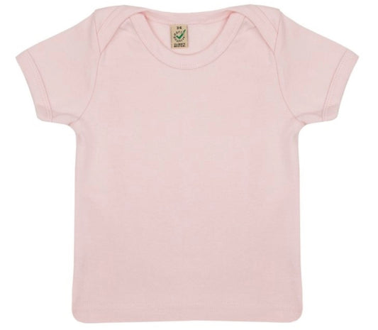 Earth Positive Baby Lap T-shirt - Powder Pink - L