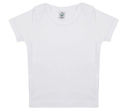 Earth Positive Baby Lap T-shirt - White - L