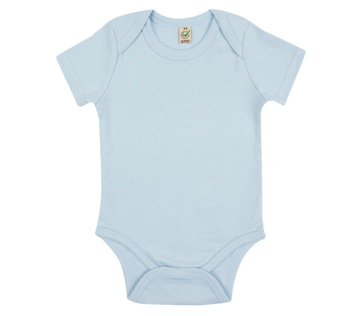 Earth Positive Babygrow - Soft Blue - M