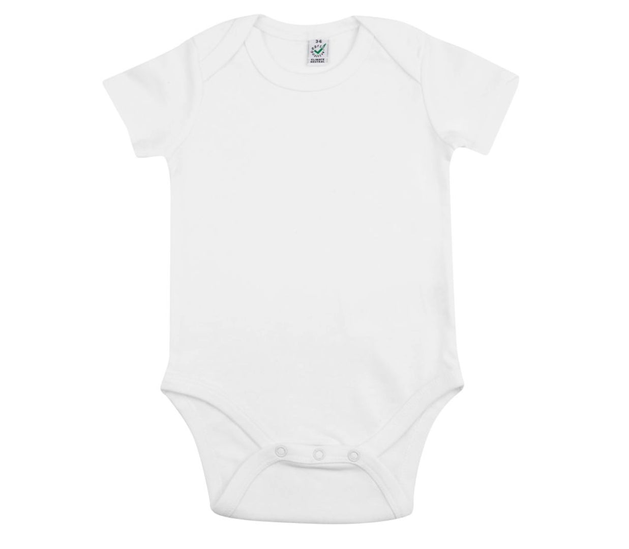 Earth Positive Babygrow - White - S