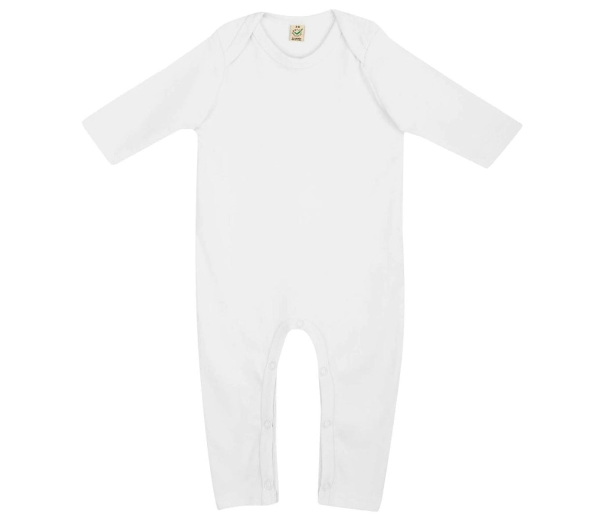 Earth Positive Baby Jumpsuit - White - XS